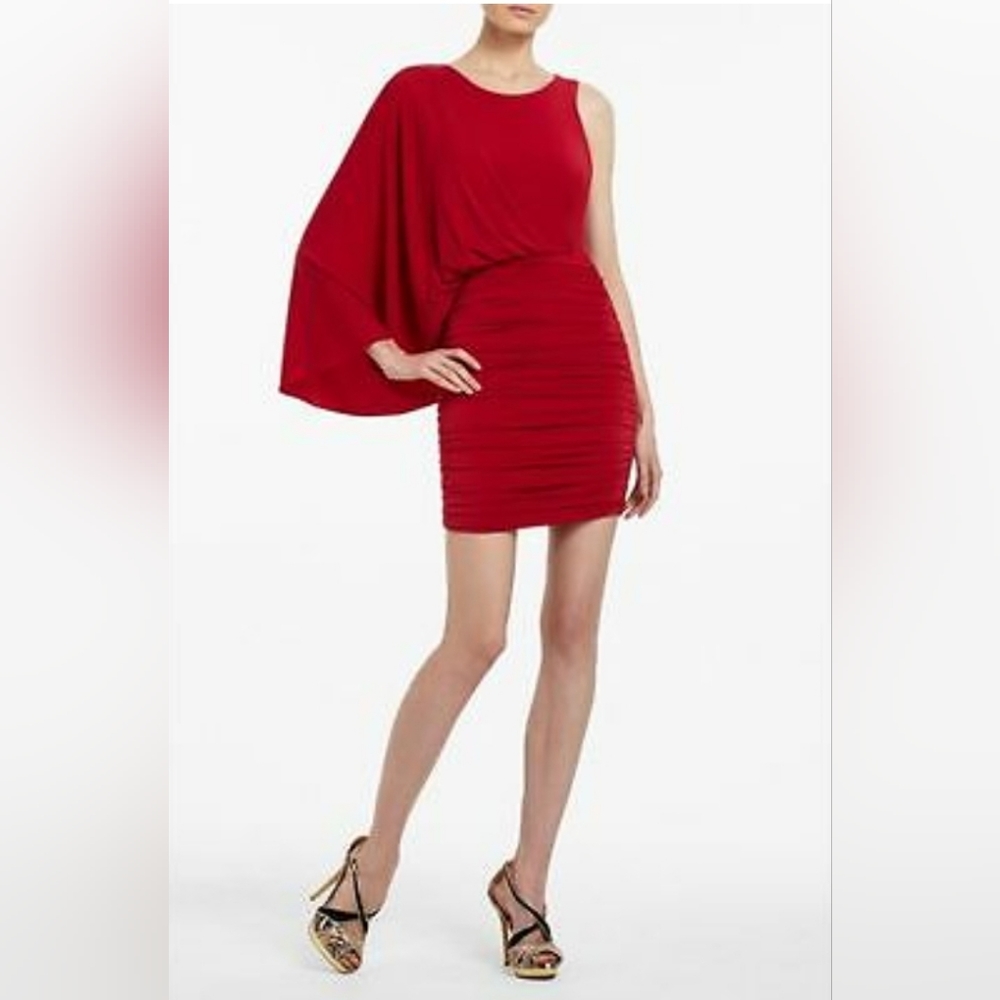 BCBGMAXAZRIA Red Venus Dress Size Small